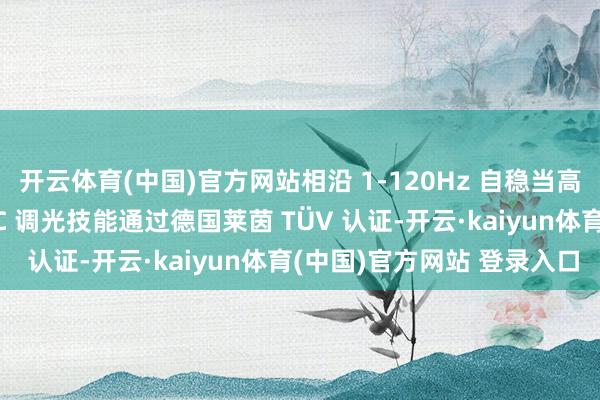 开云体育(中国)官方网站相沿 1-120Hz 自稳当高刷新率搭载全亮度类 DC 调光技能通过德国莱茵 TÜV 认证-开云·kaiyun体育(中国)官方网站 登录入口